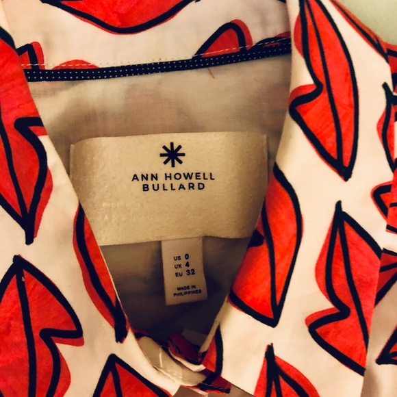 Anthropologie Ann Howell Bullard Lips Kiss Dress 0 - Picture 7 of 7